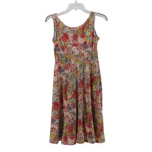 Uniqlo Bra Top Dress Womens Small Floral Sanderson Summer Casual Cottagecore